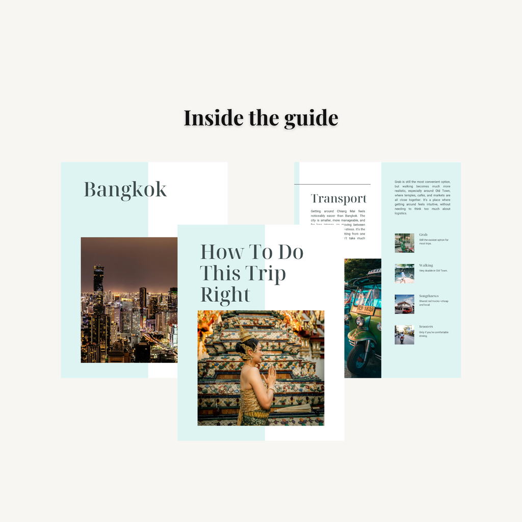 Thailand, Curated: Bangkok · Chiang Mai · Phuket